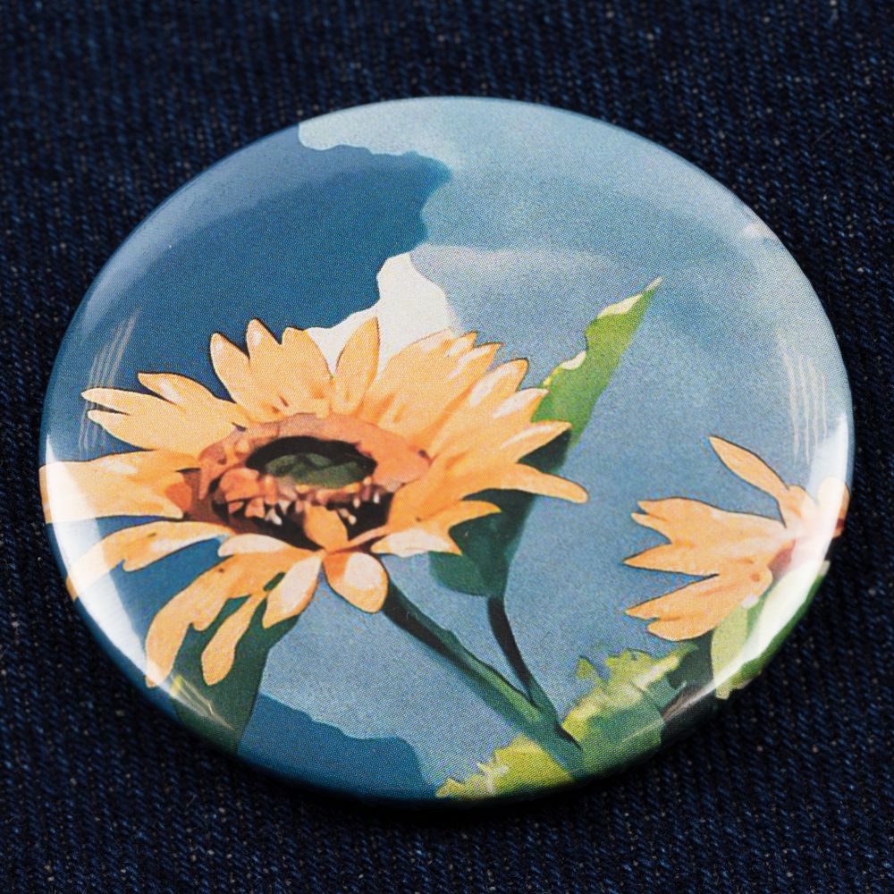 Значок закатной Pinback Print, XL