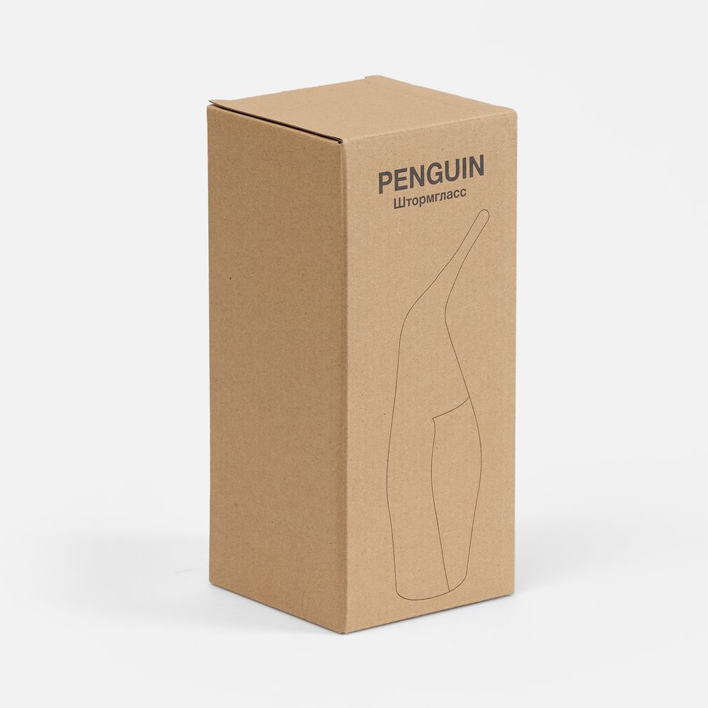 Штормгласс Penguin, черный