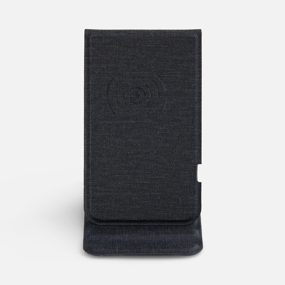 Подставка для смартфона с беспроводной зарядкой Kickstand, серая