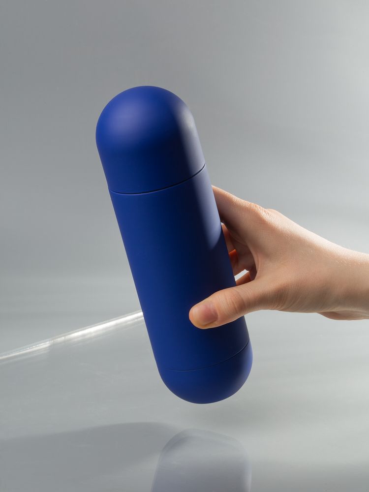Термос Tubula Soft Touch, синий
