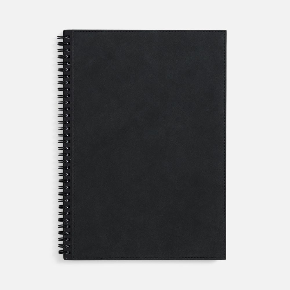 Ежедневник Notera Maxi, недатированный, черный