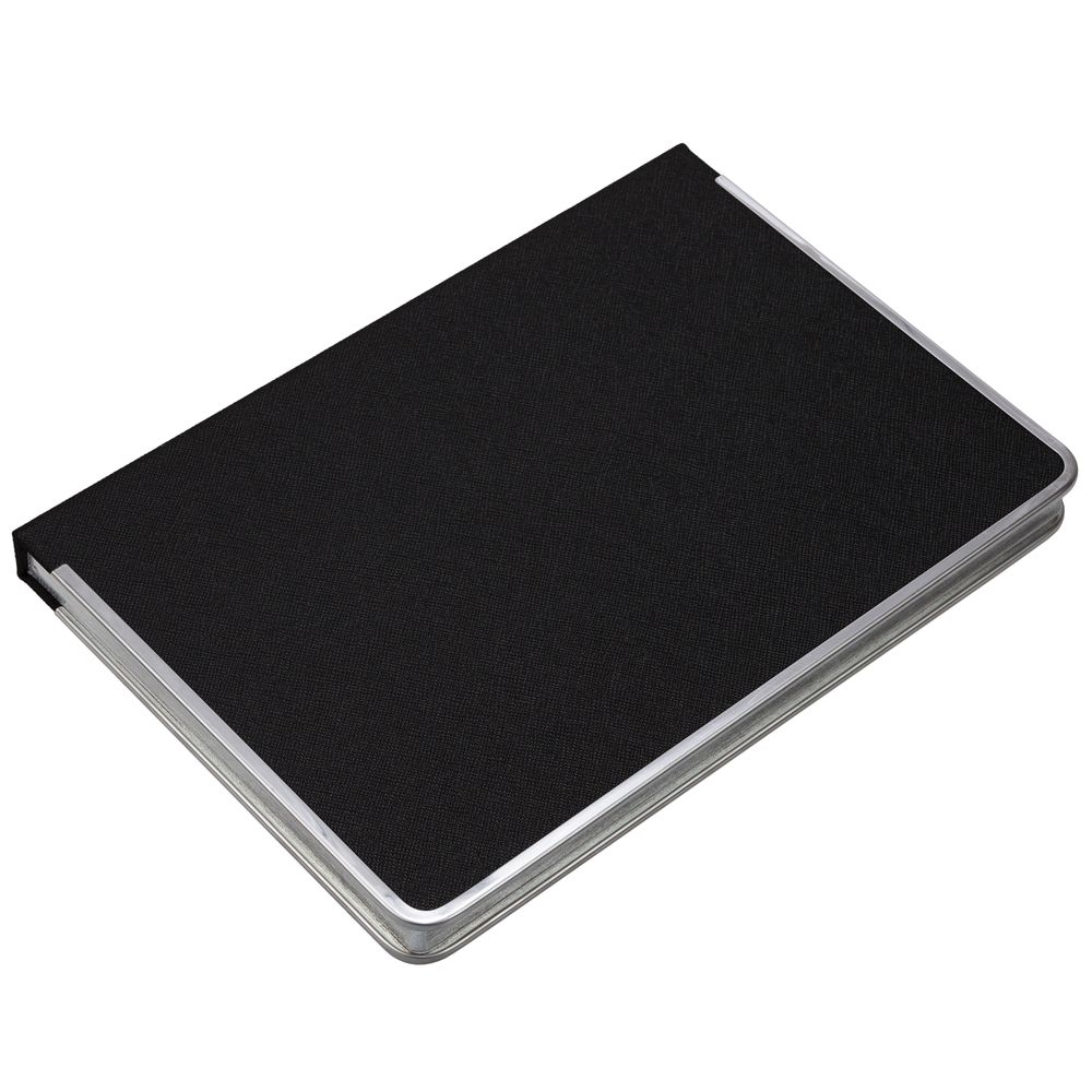 Ежедневник Frame Metal, недатированный, черный
