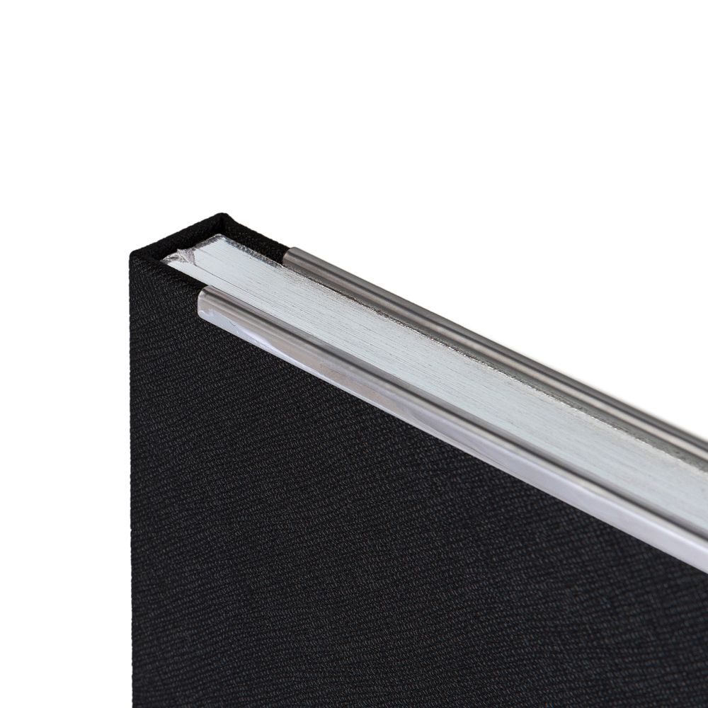 Ежедневник Frame Metal, недатированный, черный