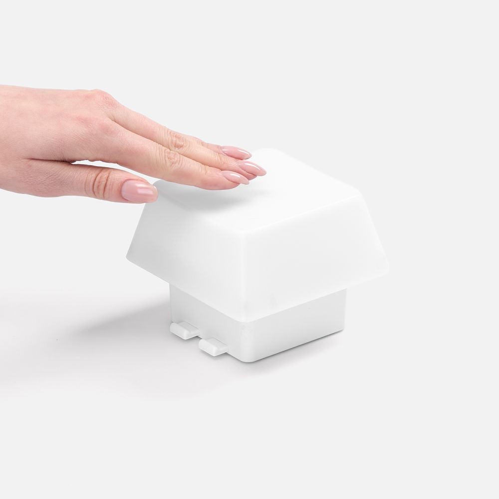 Светильник с подставкой для смартфона Knoppi, белый