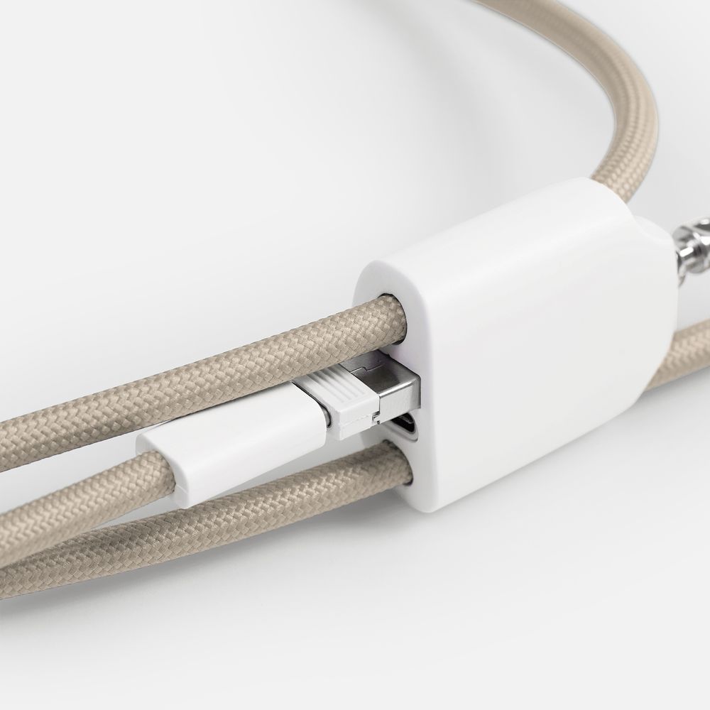 Кабель-ланьярд energyFlex Pro, серо-бежевый