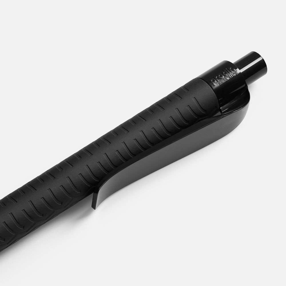 Ручка шариковая Prodir QS03 PRP Tyre Soft Touch, черная