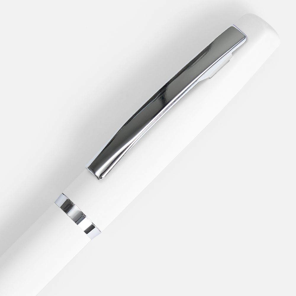 Ручка шариковая Bolt Soft Touch, белая