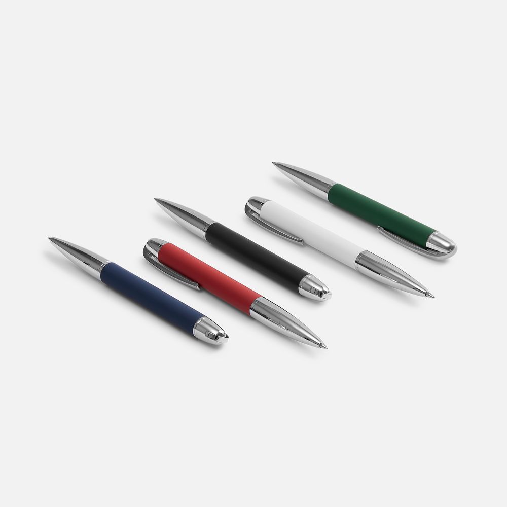 Ручка шариковая Arc Soft Touch, зеленая