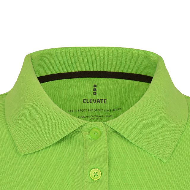 Калгари женская футболка-поло с коротким рукавом, зеленое яблоко