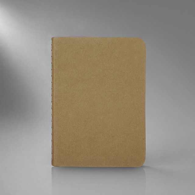 Блокнот A6 Stitch в линейку, крафт