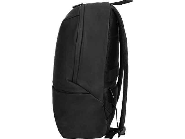 Рюкзак Glam для ноутбука 15'' из мягкой экокожи, черный