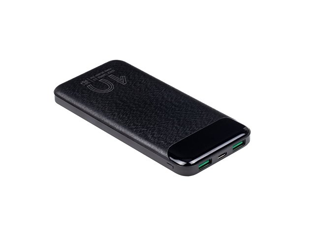 RIVACASE VA2540 (10 000mAh), QC/PD 20W внешний аккумулятор с дисплеем, черный 12/48