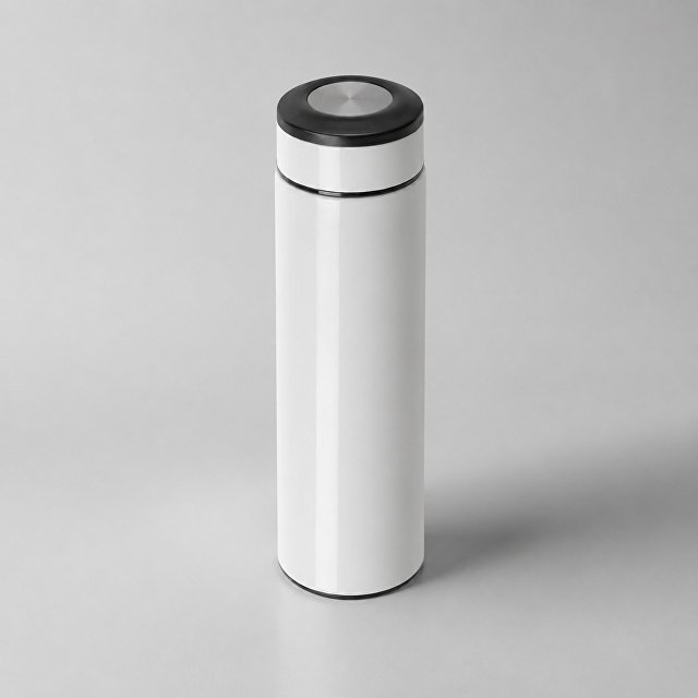 Термос «Confident Metallic» 420мл, белый