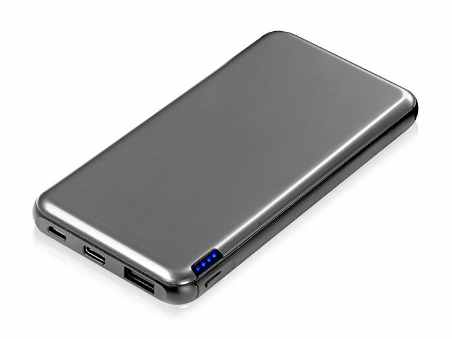 Внешний аккумулятор «Forge» v.2, металл, 10000mah, серый