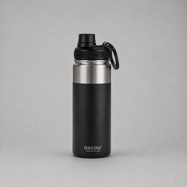 Вакуумная термобутылка «ALPINE FLASK», 530 мл, черный