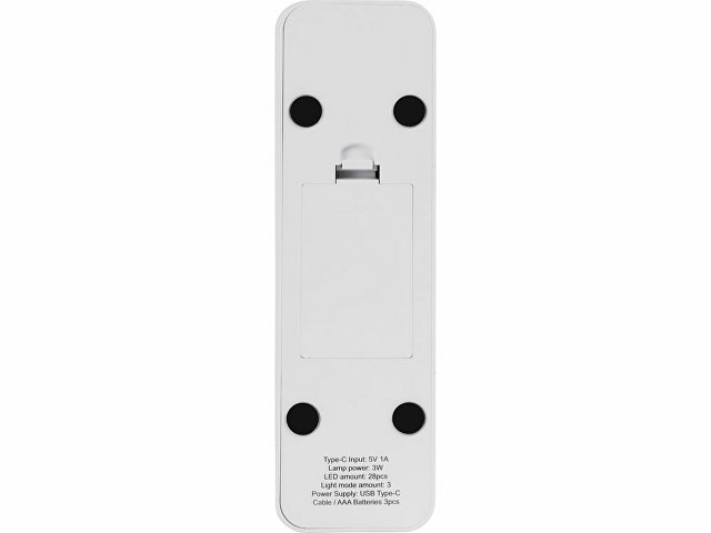 Складная настольная LED лампа "Stack N", 3 Вт, белый