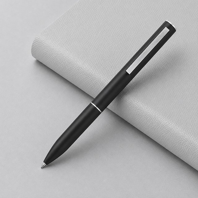 Металлическая шариковая ручка "Classy", софт-тач, черный