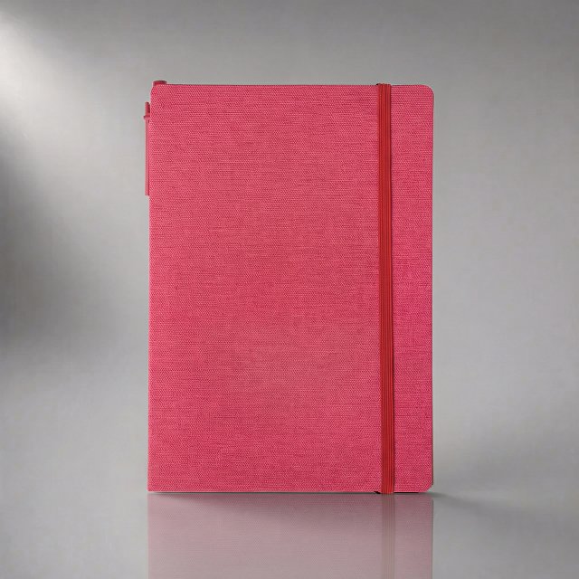 Блокнот с ручкой и набором стикеров А5 "Write and stick", красный
