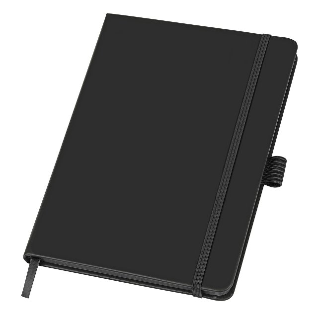Блокнот "ColorNote Black", твердая обложка A5, 80 листов, черный
