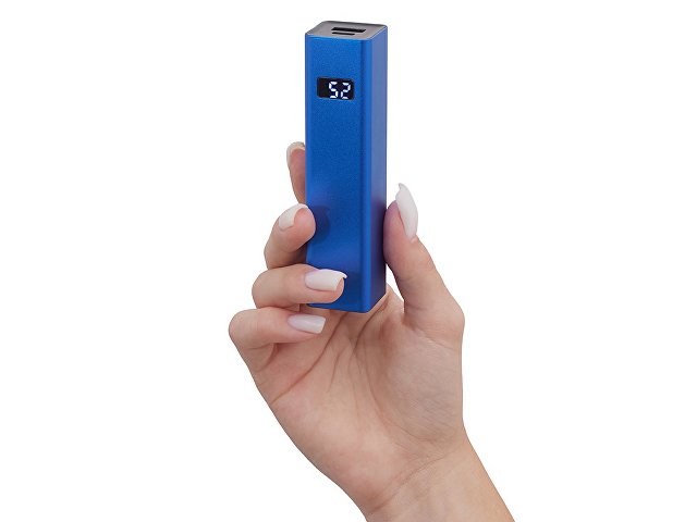 Внешний аккумулятор «Rail», 5000 mAh, синий