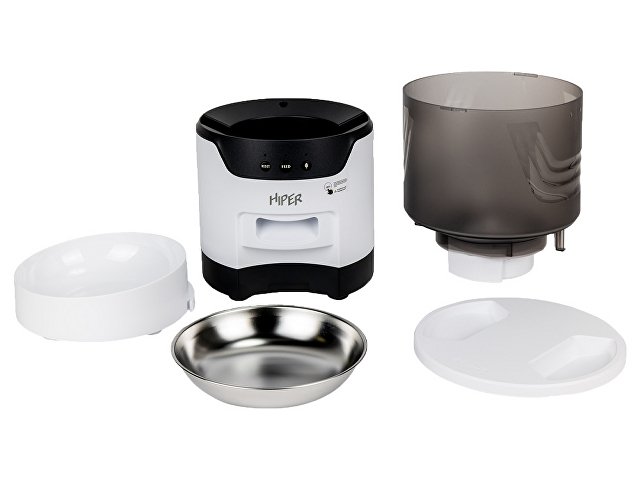 Умная Wi-Fi кормушка «IoT Pet Feeder», 3000 мл, белый/черный