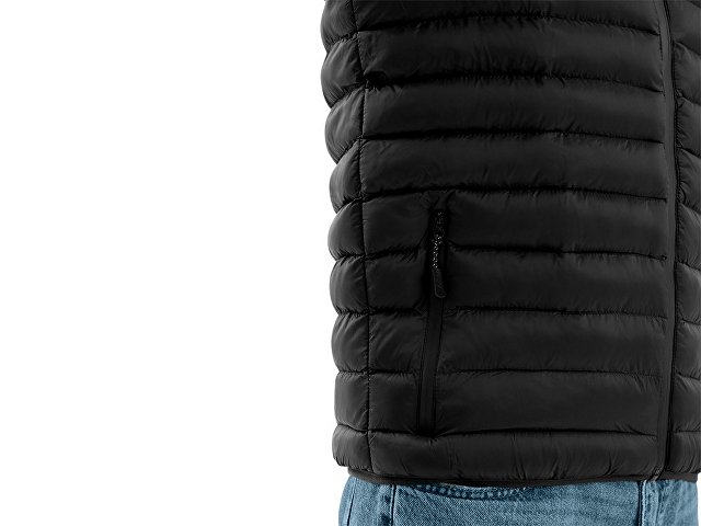 Стеганый жилет "Uniqloud", черный