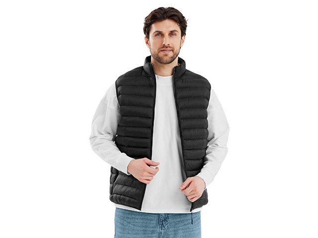 Стеганый жилет "Uniqloud", черный