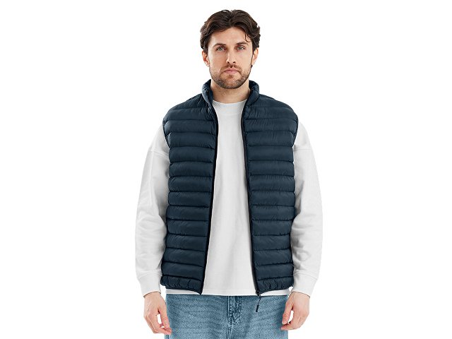 Стеганый жилет "Uniqloud", темно-синий