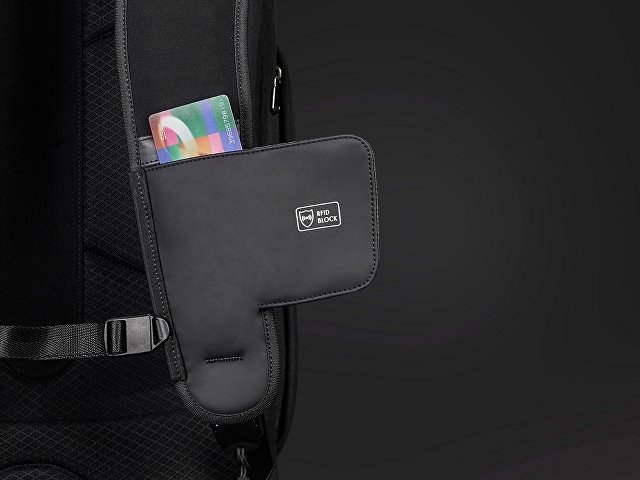 Антикражный рюкзак-трансформер Clickpack Travlo для ноутбука 16", черный
