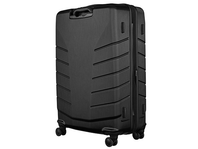Чемодан WENGER Pegasus, черный, поликарбонат+АБС-пластик, большой, 52х76х30 см, 99 л.