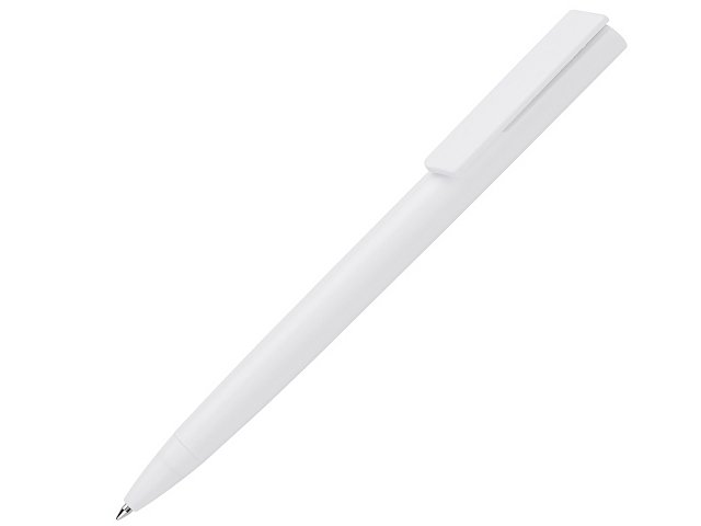 Ручка пластиковая шариковая "Taper Solid", матовый белый