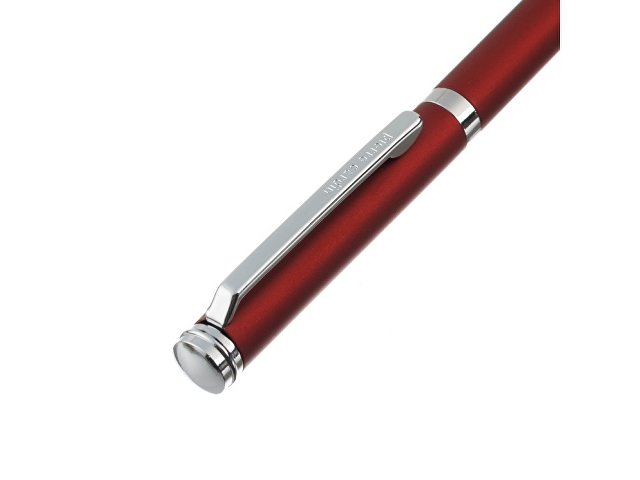 Ручка шариковая Pierre Cardin коллекция «БРИЗ | EASY». Корпус - алюминий. Клип - сталь. Отделка и детали дизайна - латунь. Цвет - красный. Упаковка Е