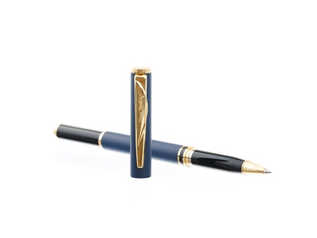 Ручка 2 в 1 шариковая и перьевая Pierre Cardin коллекция «2 в 1 | COMBI PEN». Корпус - латунь. Материал клипа - сталь. Цвет - синий. Упаковка Е