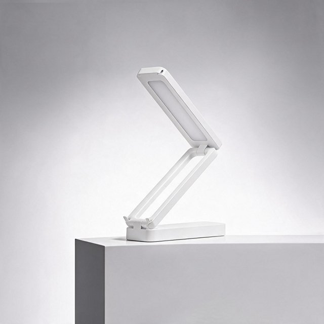 Складная настольная LED лампа "Stack N", 3 Вт, белый (Р)