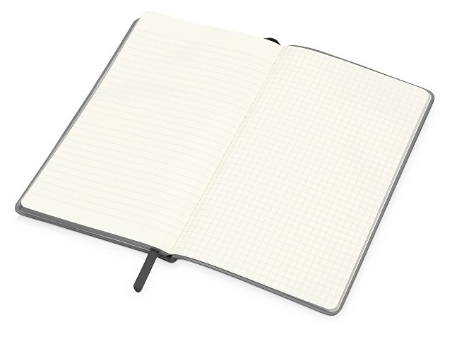 Блокнот «Notepeno» А5 с тонированными линованными страницами, серый (Р)