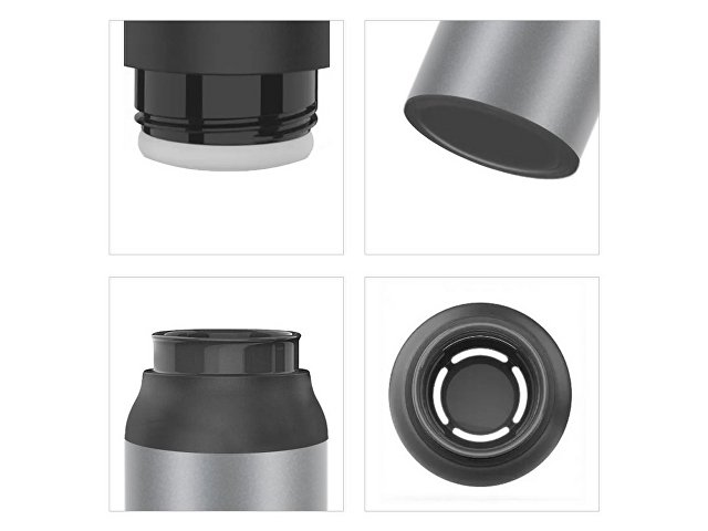 Термокружка из нерж. стали тм THERMOcafe TCSB-800SY (GY) 0,8L