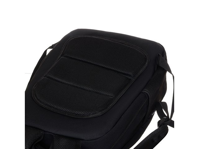 Рюкзак TORBER КЛАСС, черный, полиэстер 900D, 45 x 30 x 18 см + Мешок для сменной обуви в подарок!