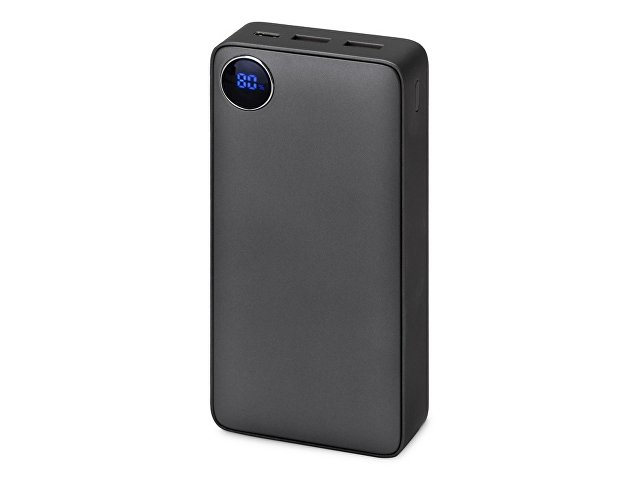 Внешний аккумулятор «Mild Pro» c быстрой зарядкой QC/PD, 20 000 mAh, серый (Р)