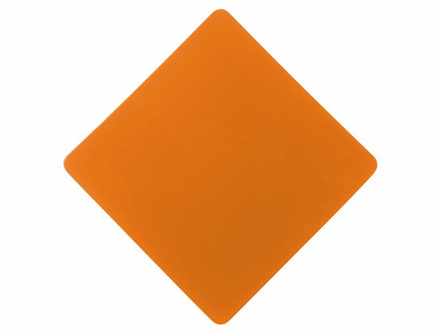 ПАТЧ РОМБ soft-touch (оранжевый) 7,6 х 7,6 см