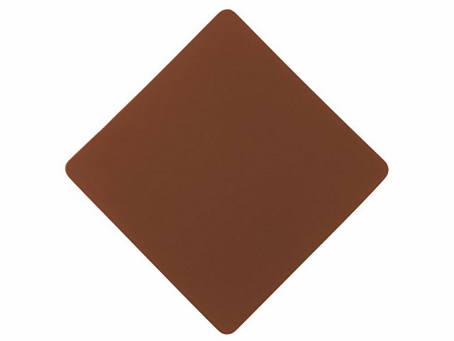 ПАТЧ РОМБ soft-touch (коричневый) 7,6 х 7,6 см