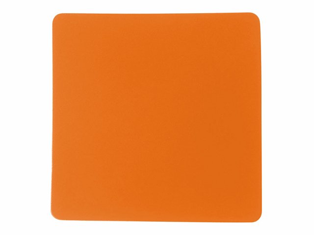 ПАТЧ КВАДРАТ soft-touch (оранжевый ) 5,5 х 5,5 см