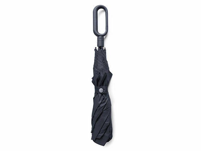 Зонт-полуавтомат складной Mini Hook, черный