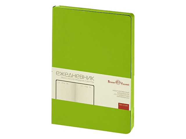 Ежедневник недатированный А5 "Megapolis Color Flex New", салатовый