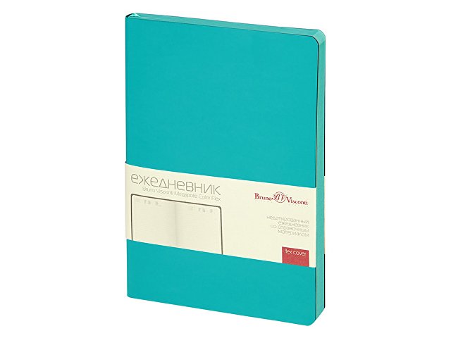 Ежедневник недатированный А5 "Megapolis Color Flex New", морская волна