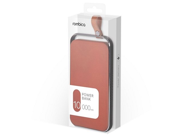 Внешний аккумулятор Rombica NEO Electron Brown, 10000 мАч, коричневый (Р)