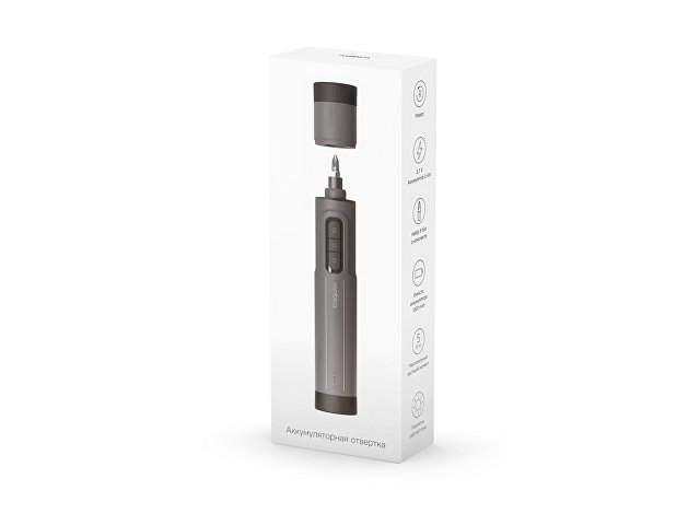 Отвертка аккумуляторная Rombica MyKit S1 Black (Р)