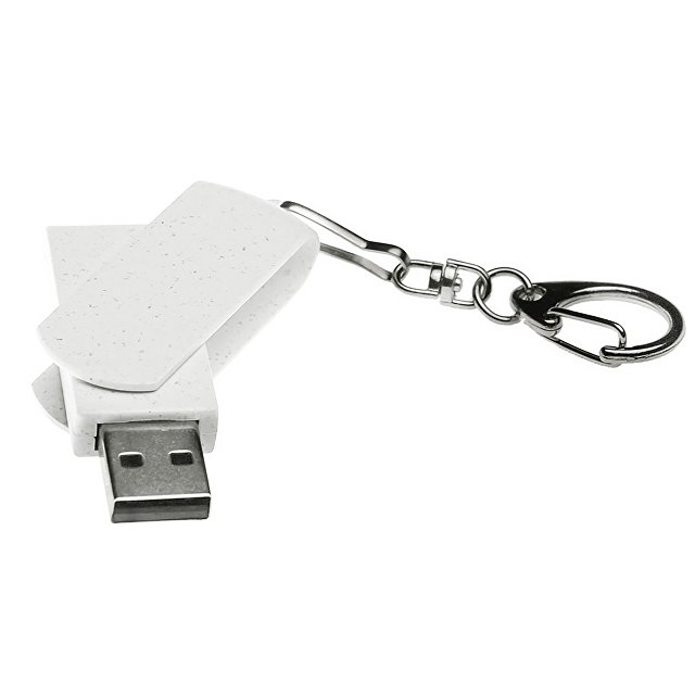 Флешка USB 2.0 Варуна на 32 ГБ, крапчатый белый