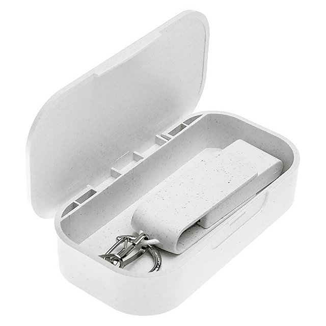 Флешка USB 2.0 Варуна на 32 ГБ, крапчатый белый