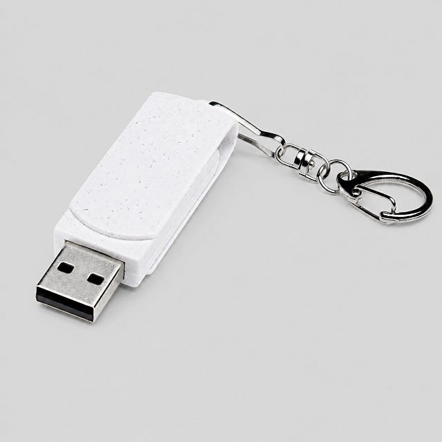 Флешка USB 3.0 Варуна на 64 ГБ, крапчатый белый