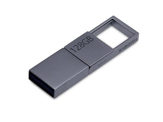 USB 3.0-флешка на 128 Гб с разъемами USB-A и Type-C, серебристый
